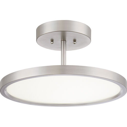 Beltway LED 15 inch Brushed Nickel Semi-Flushmount Ceiling Light