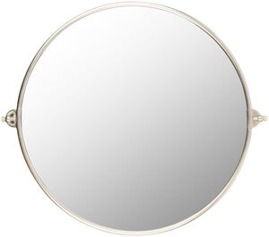 Burnish 30.7 X 26.6 inch Silver Mirror, Round