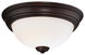 Overland Park 2 Light 13 inch Vintage Bronze Flush Mount Ceiling Light