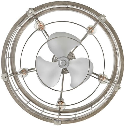 Bryce 14 inch Brushed Nickel with Silver Blades Fan