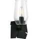 Gaia Sconce Wall Light in Acid Dipped Black