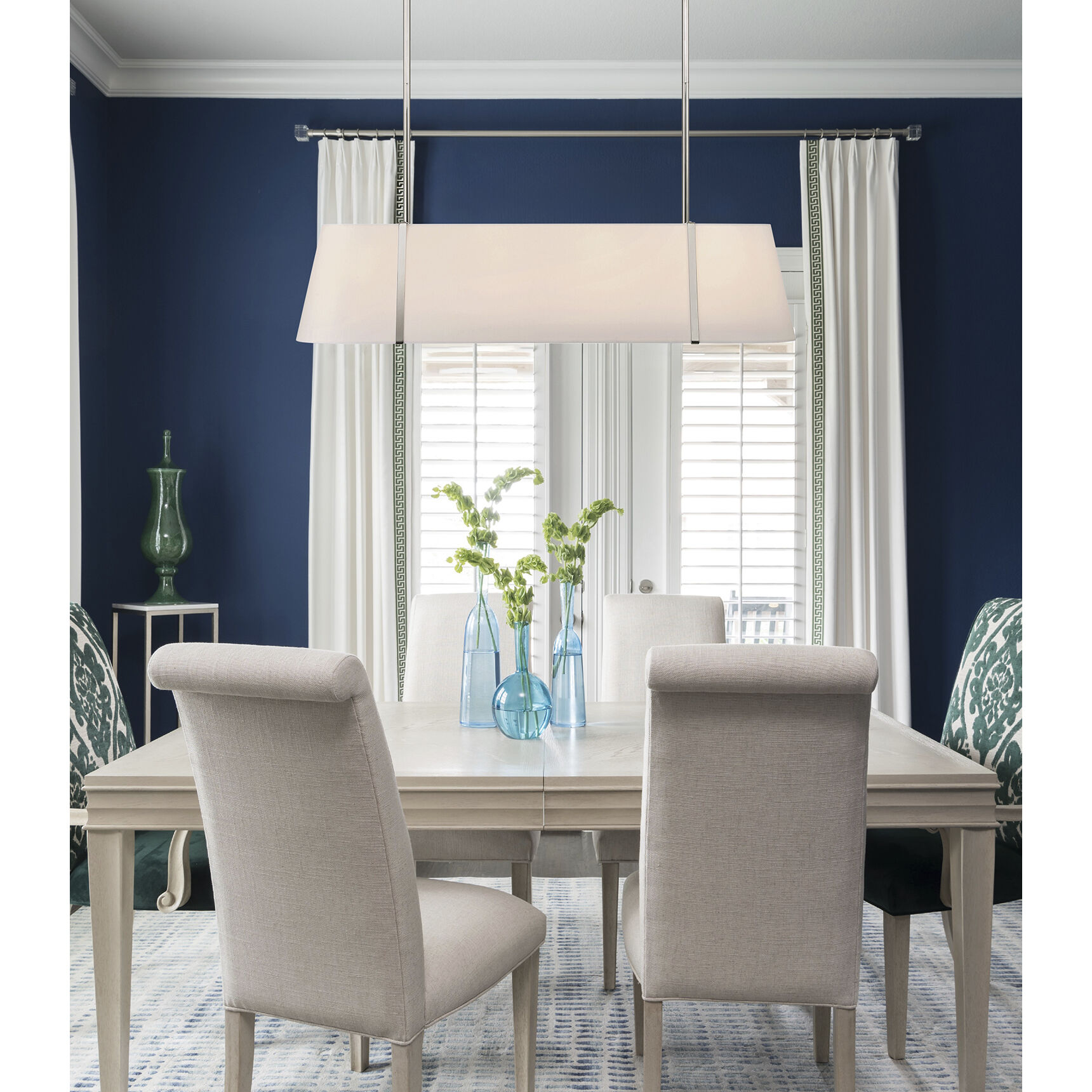 Fulton 4 Light 41.75 inch Polished Nickel Linear Ceiling Light