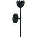 Vintage LED 5 inch Matte Black Wall Sconce Wall Light