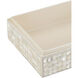 Gerri Dot 11 inch Natural and Cream Boxes, Set of 2