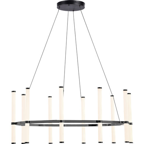 Corvette LED 32 inch Matte Black Chandelier Ceiling Light
