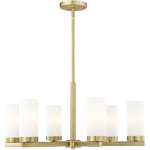 Danica 6 Light 26 inch Modern Gold Chandelier Ceiling Light