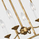 AH by Alexa Hampton Bantry House 4 Light 17 inch Antique Gild Lantern Pendant Ceiling Light
