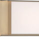 Citi LED 36 inch Antique Brushed Brass LED Vanity Light Wall Light