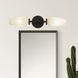 Alora Mood Krysta Wall/Vanity Light Wall Light in Matte Black