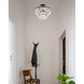 Mila 3 Light 14 inch Black Flush Mount Ceiling Light