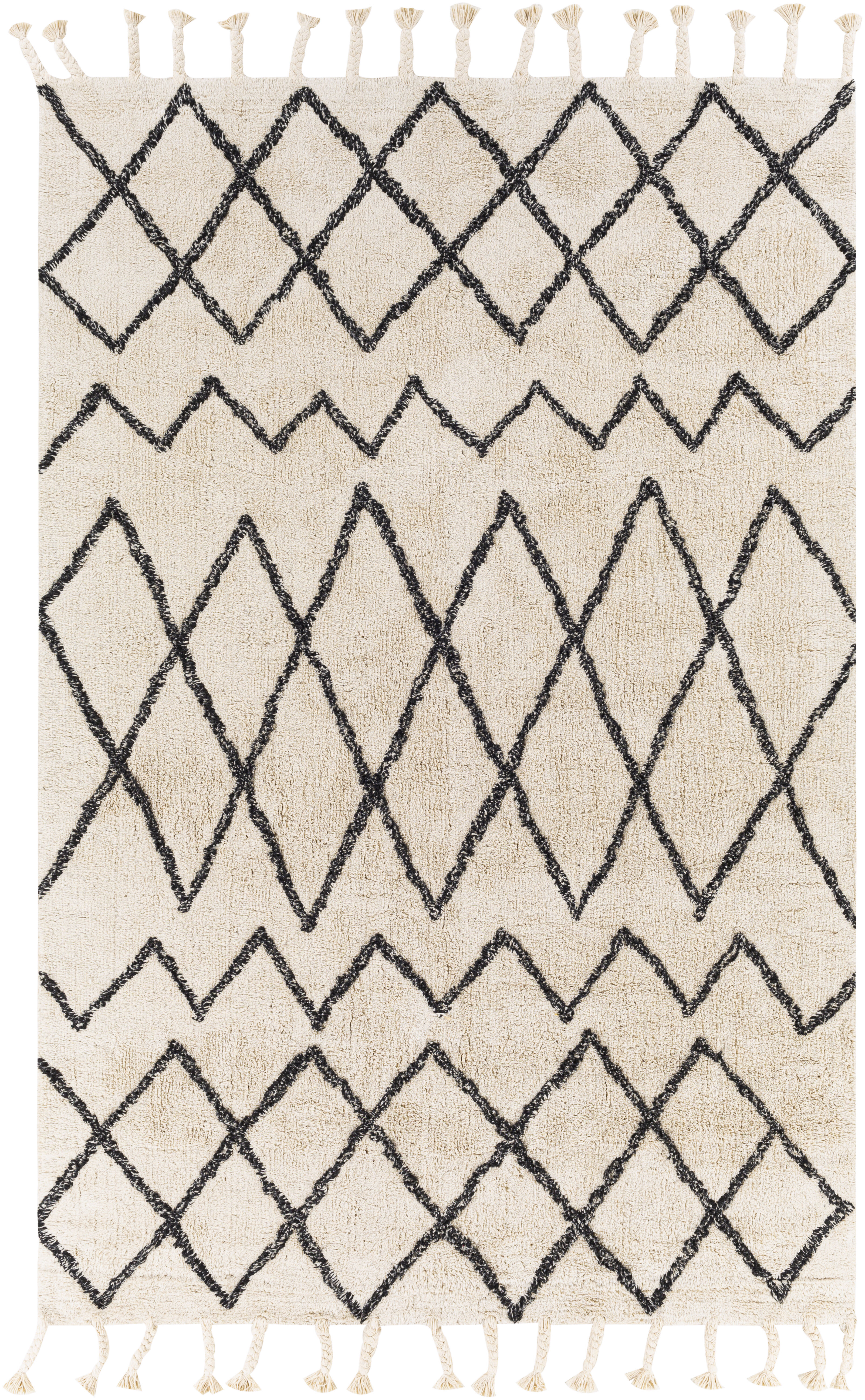 Khemisset 48 X 30 inch Light Grey Rug in 2 x 4, Rectangle