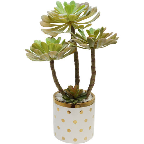Potted 15 X 9.1 inch Vase