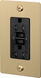 1G Duplex 125 Brass Outlet, GFCI
