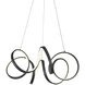 Synergy LED 23.75 inch Black Chandelier Ceiling Light