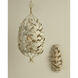 Maidenhair 5 Light 18.75 inch Antique Pearl Chandelier Ceiling Light