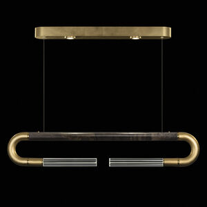 Antonia LED 52 inch Gold Pendant Ceiling Light