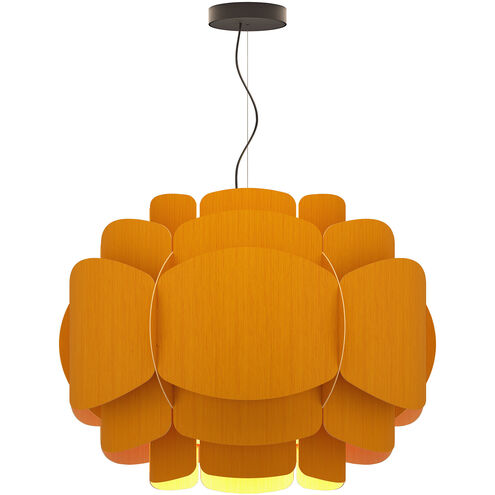 Bella 30 inch Ocher Pendant Ceiling Light in Ocher/Ash, WEP Collection