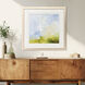 Springtide Palette Blue and Green and White Framed Art