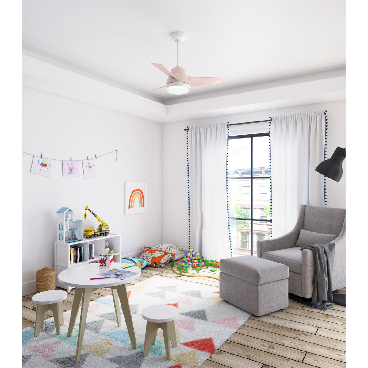 Blush pink ceiling light on sale
