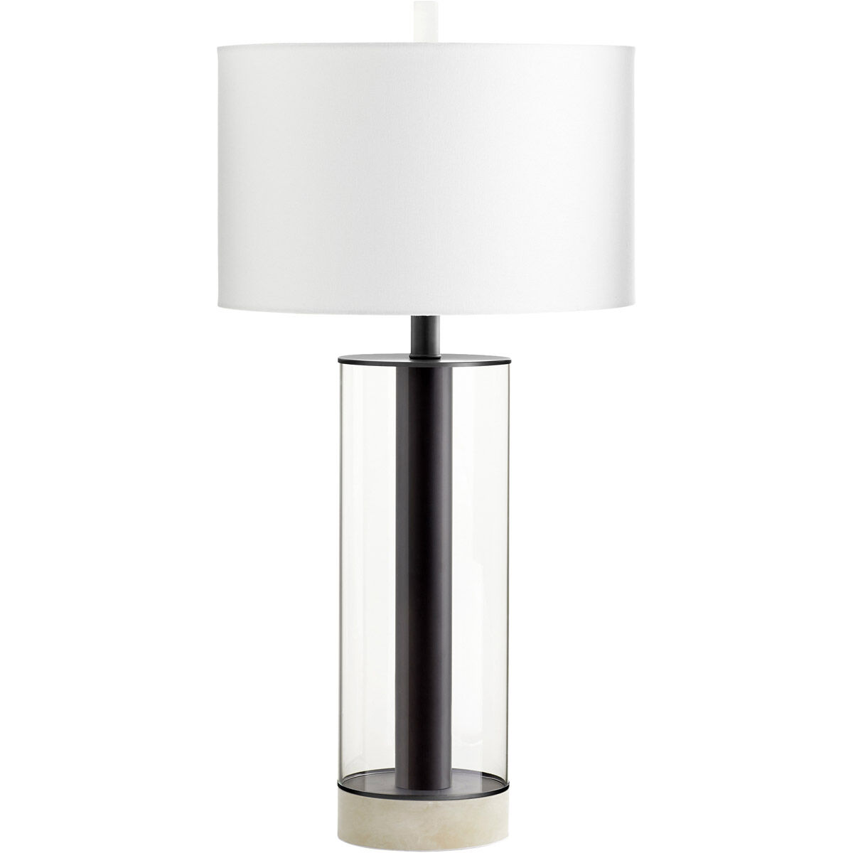 Messier 35 inch 100.00 watt Gunmetal Table Lamp Portable Light