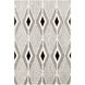 Vani 114 X 79 inch Black/White Rug in 6 x 9