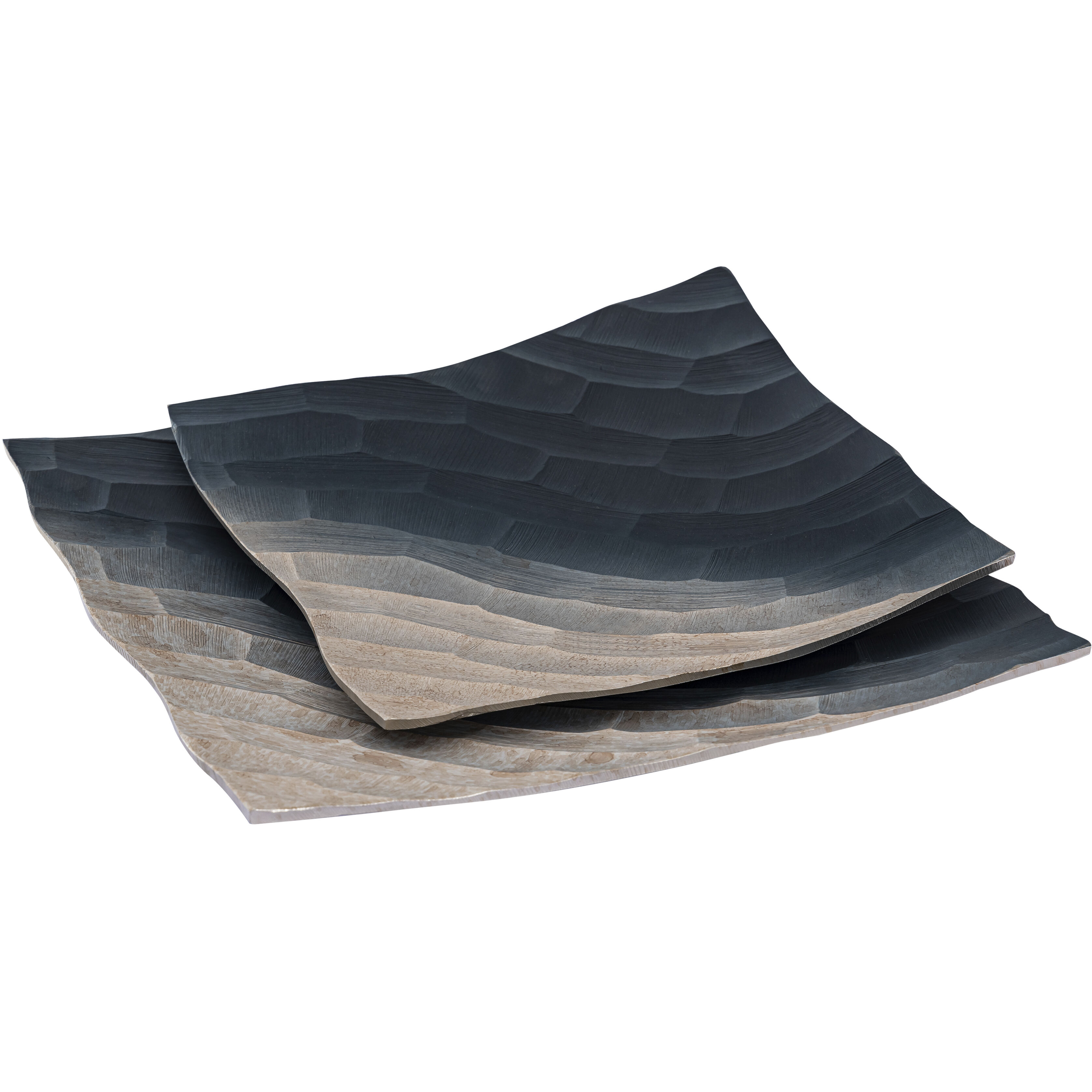 Colin Bronze Ombre Tray, Set of 2