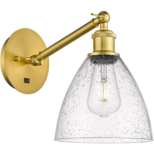 Ballston Dome 1 Light 8 inch Satin Gold Sconce Wall Light