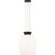 Sean Lavin Vetro LED 17 inch Bronze Pendant Ceiling Light