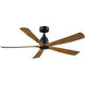 Kute5 52 52 inch Black Ceiling Fan