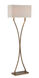 Cruzito 59 inch 60.00 watt Antique Brass Floor Lamp Portable Light
