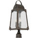 Arlington 3 Light 24 inch Aged Bronze Post Mount