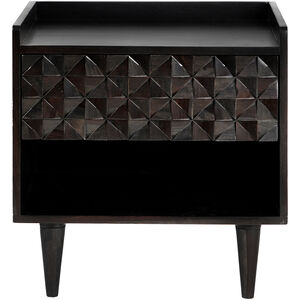 Pablo 22 X 22 inch Black Nightstand