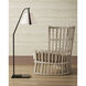 Norene Fog Gray Demetria Wing Chair