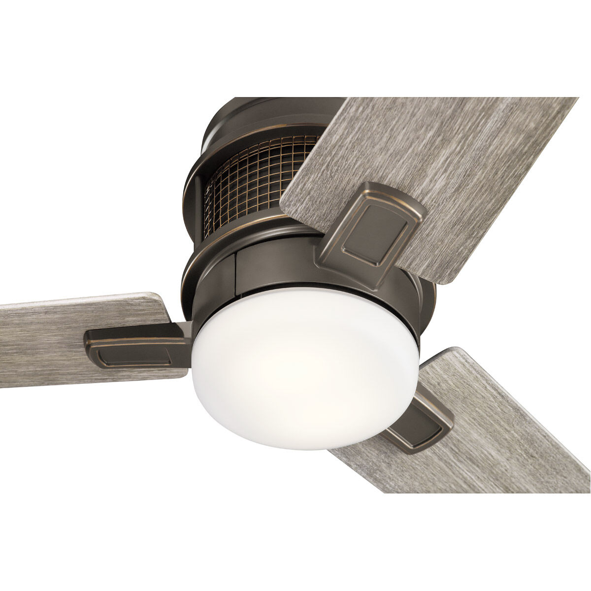 Chiara 52 inch Olde Bronze with Wthrd Med Oak Blades Ceiling Fan