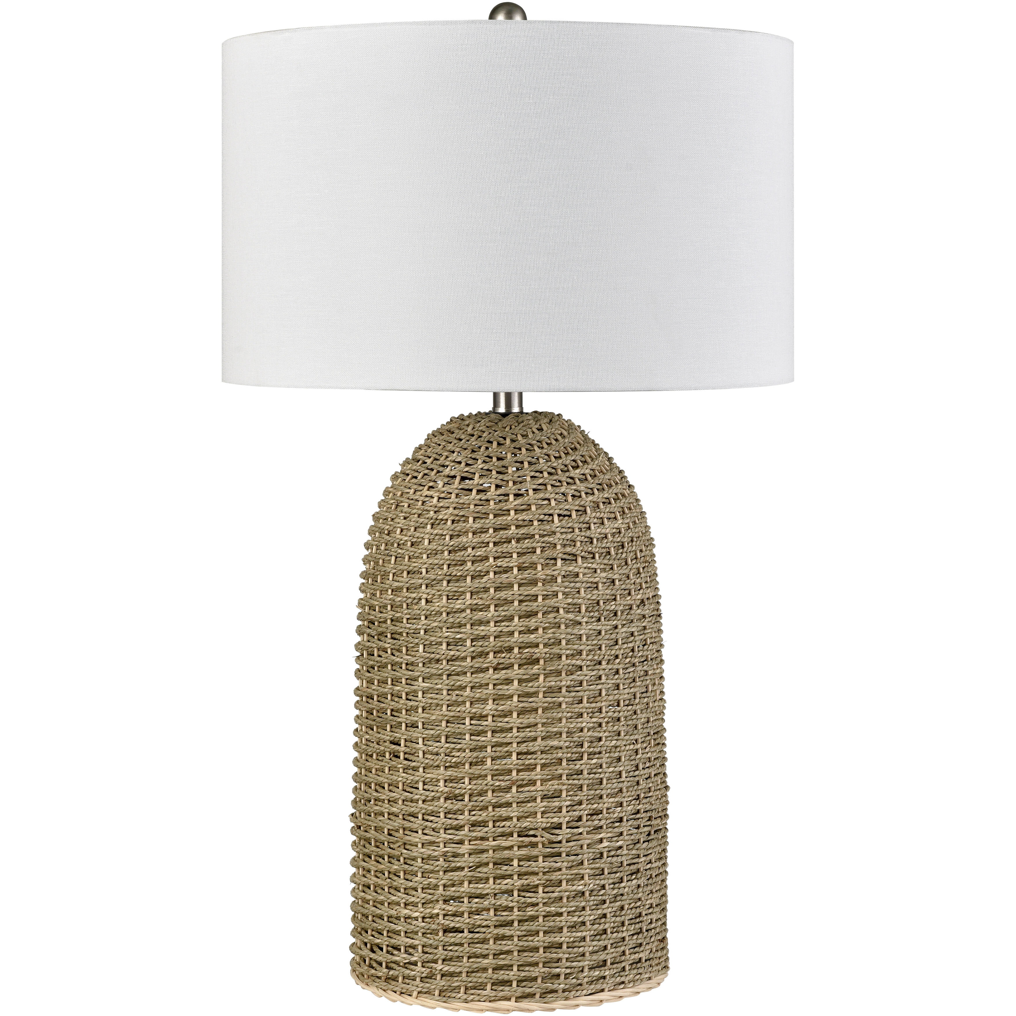 Coe 32 inch 150 watt Natural Table Lamp Portable Light