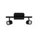 Vergiano 2 Light Black Track Light Ceiling Light