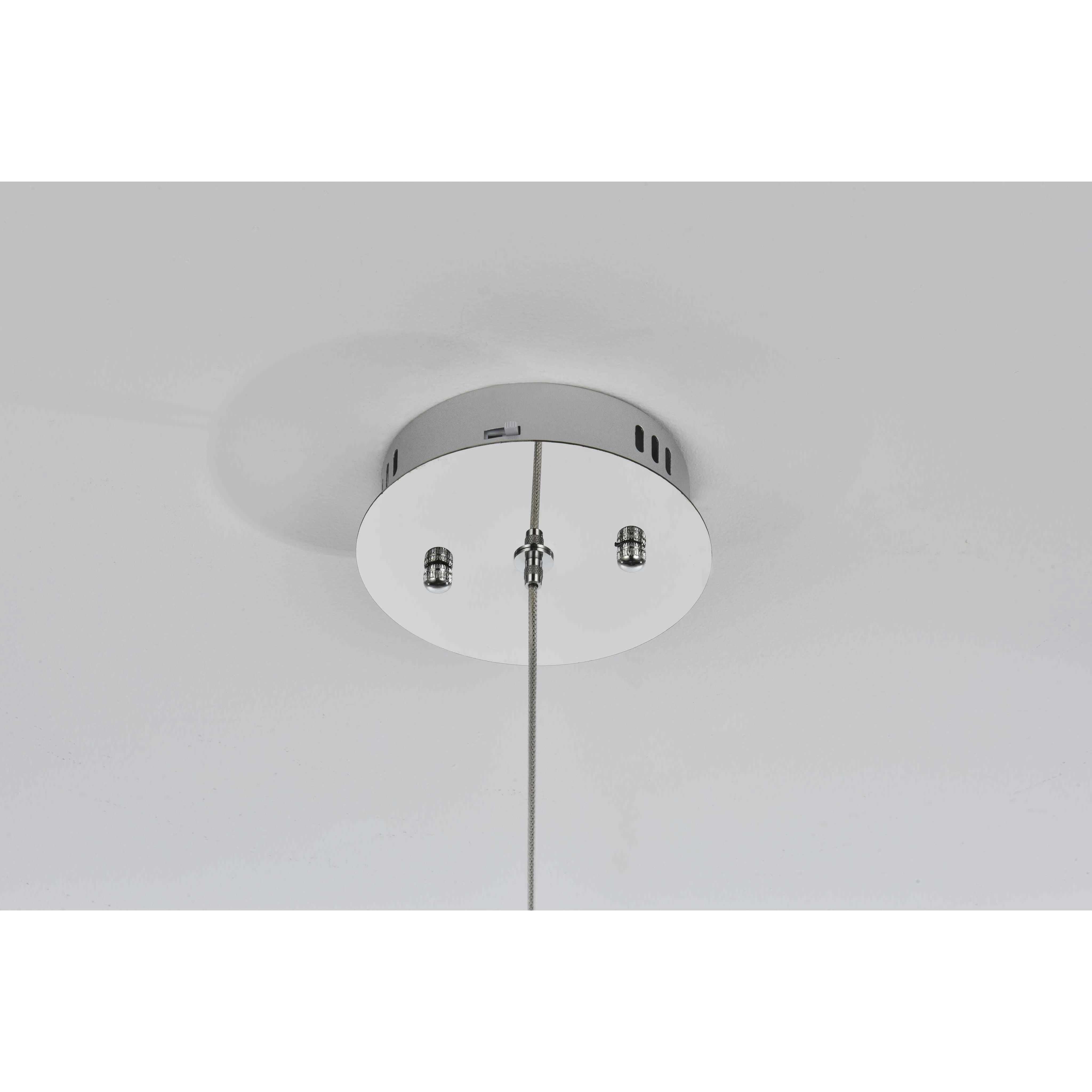 Aston 1 Light 6.5 inch Chrome Pendant Ceiling Light