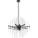 Sienna 8 Light 27 inch Black Pendant Ceiling Light