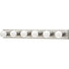 Center Stage 6 Light 36 inch Brushed Stainless Bath Vanity Wall Sconce Wall Light