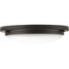 Apogee LED 15 inch Architectural Bronze Flush Mount Ceiling Light, Progress LED