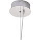 Canada LED 18 inch Chrome Single Pendant Ceiling Light