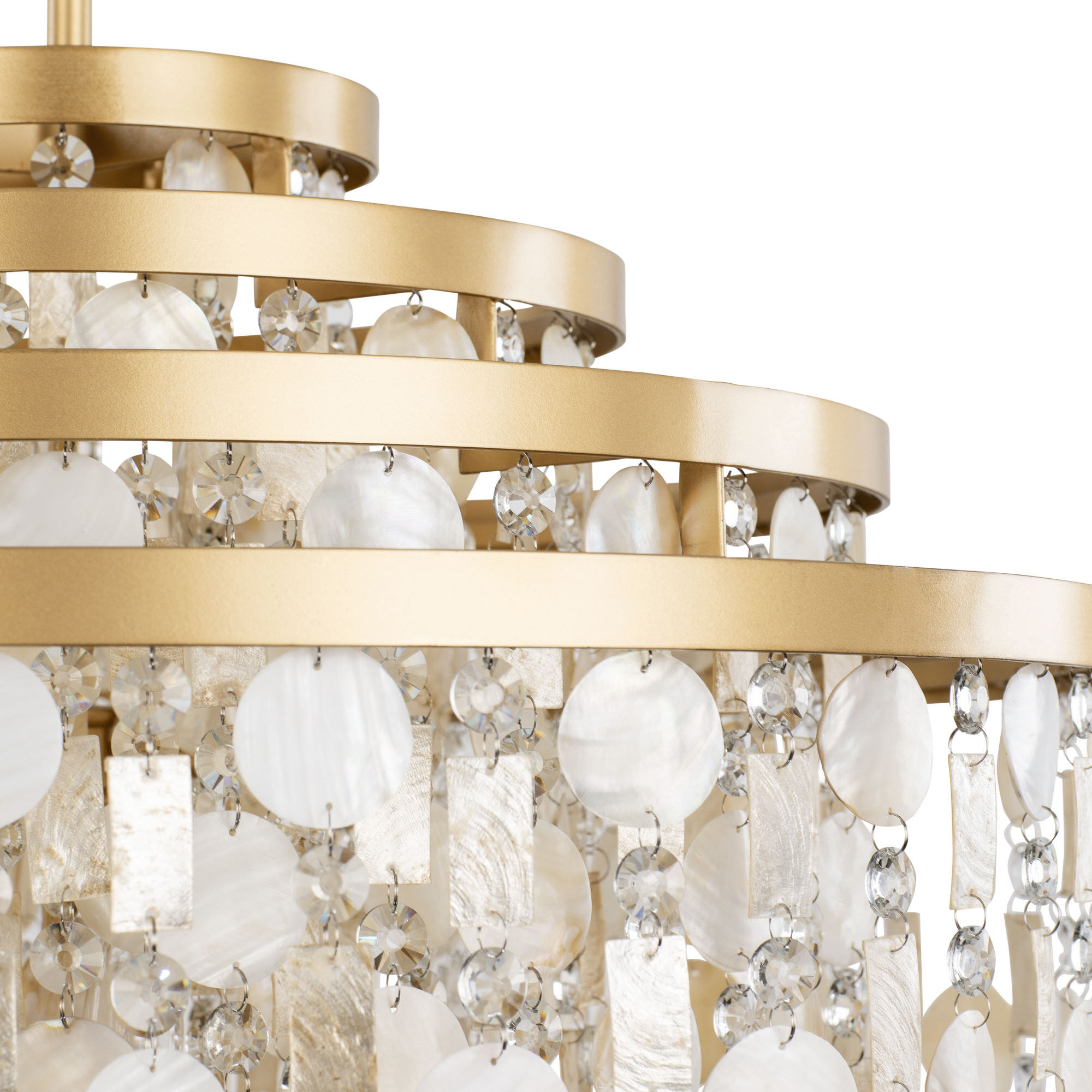 Kalani 10 Light 28 inch French Gold Chandelier Ceiling Light, Smithsonian Collaboration