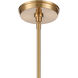 Trustle Pendant Ceiling Light in Satin Brass