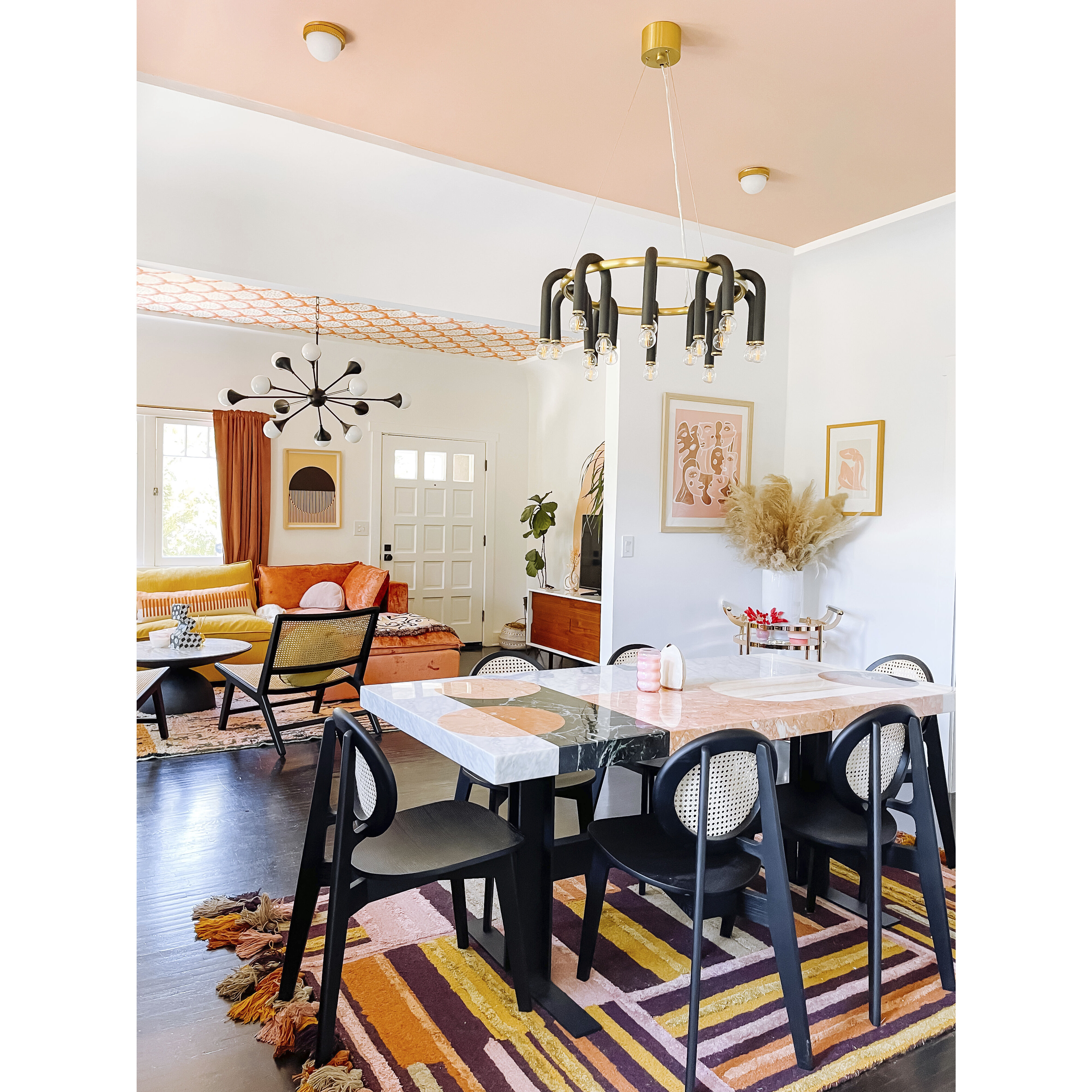 Ariana LED 49.5 inch Soft Black Chandelier Ceiling Light