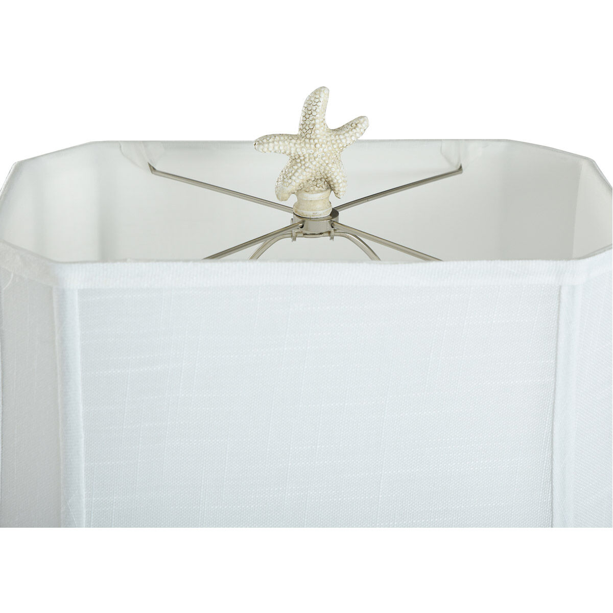 South Cove 33 inch 100 watt Weathered Cream Table Lamp Portable Light