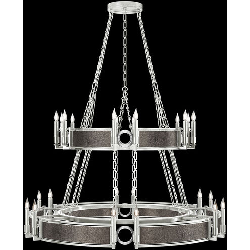 Mirage 24 Light 50 inch Silver Chandelier Ceiling Light