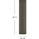 MOCO Silo 2 Light 20 inch Architectural Bronze Outdoor Wall Mount Lantern, Coastal Elements