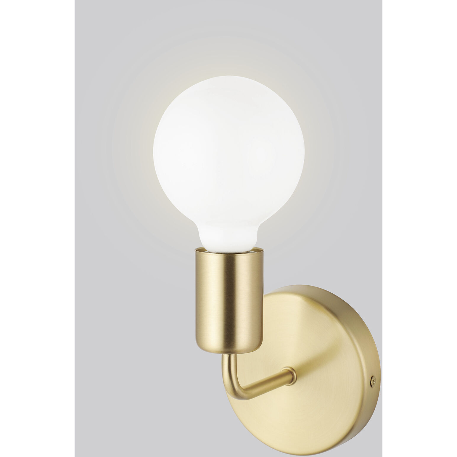 Avondale 1 Light 5 inch Brushed Gold Open Bulb Wall Sconce Wall Light
