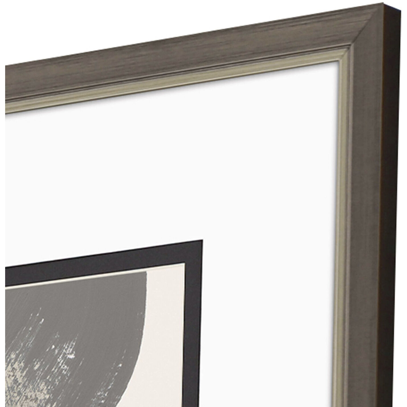Abstract Brown and Gray and Neutral Framed Art, Propac