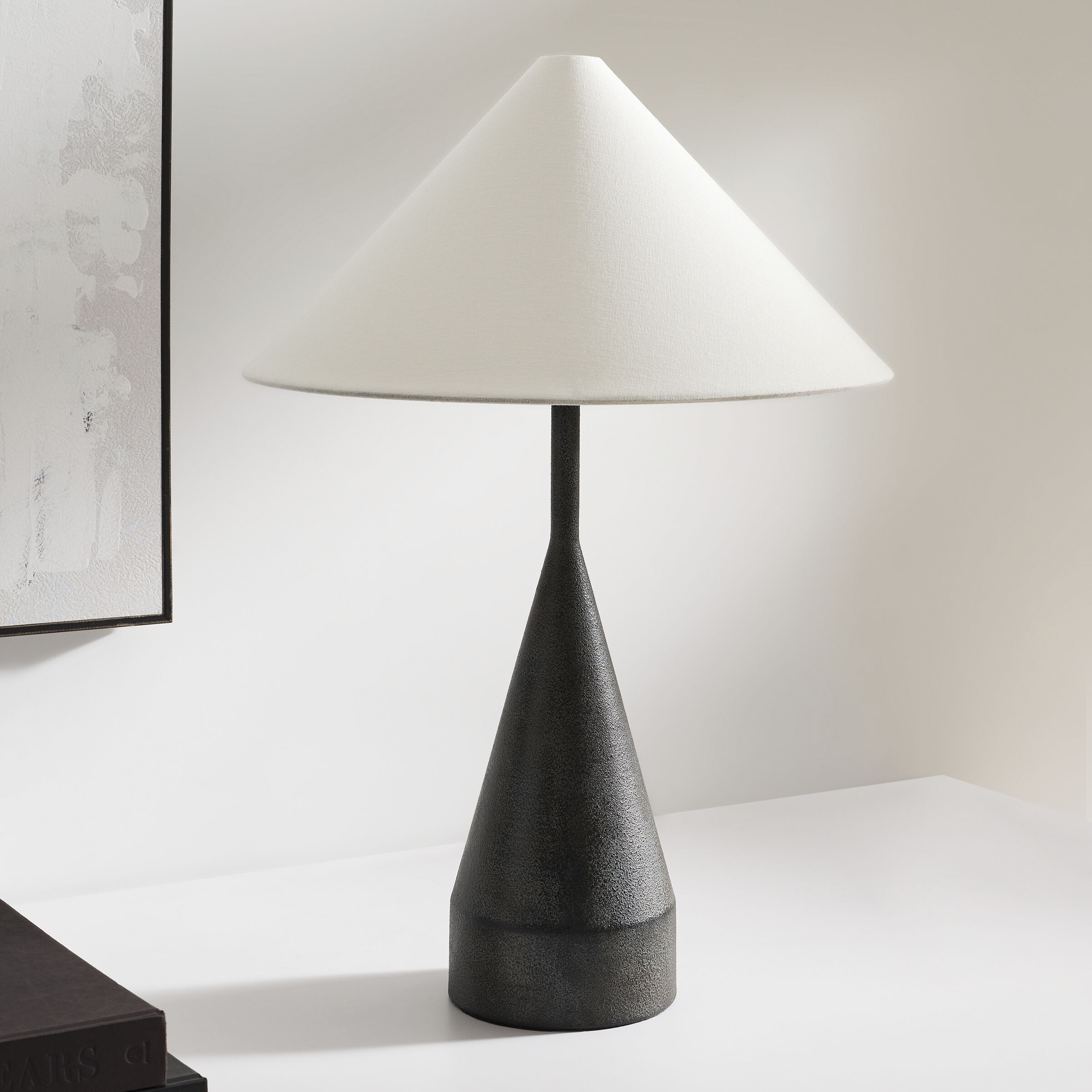 Kelly by Kelly Wearstler Brachion 20.88 inch 60 watt Black Pearl Table Lamp Portable Light